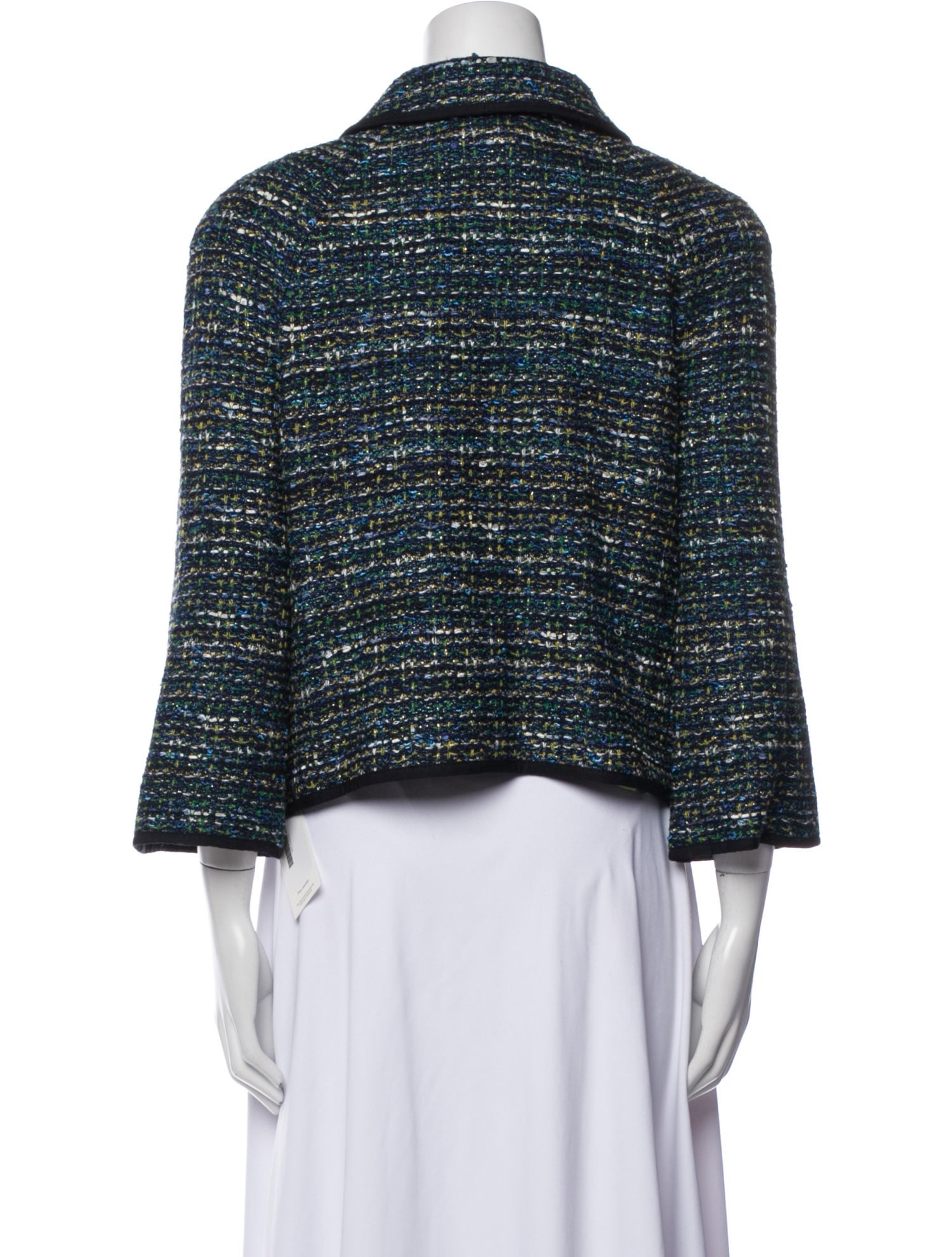 St. John Couture Tweed Pattern Evening Jacket